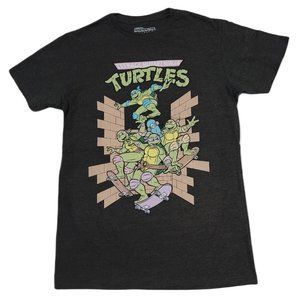 Teenage Mutant Ninja Turtles Dark Gray Graphic T-Shirt